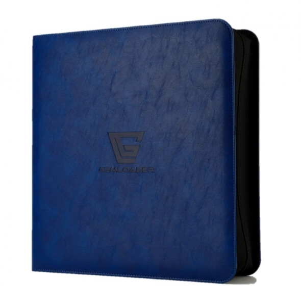 Album na gradované karty Gemloader Premium Graded Card Binder 28 kapes (2x2) - Blue
