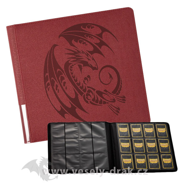 Levně Album na karty Dragon Shield - Card Codex Portfolio na 576 karet Blood Red
