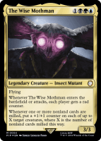 Magic the Gathering Fallout Commander Deck - Mutant Menace karta The Wise Mothman