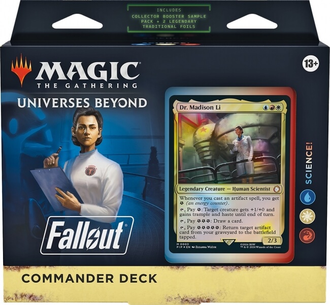 Levně Magic the Gathering Universes Beyond: Fallout Commander Deck - Science!