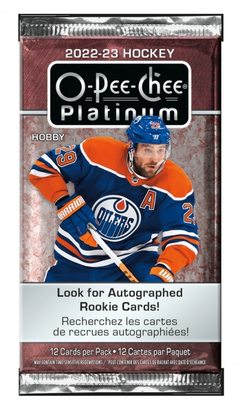 2022-2023 NHL UD O-Pee-Chee Platinum Hobby Balíček - hokejové karty