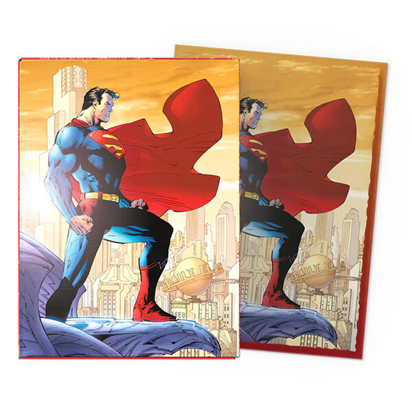 Obaly na karty Dragon Shield Brushed Art Sleeves - Superman – 100 ks