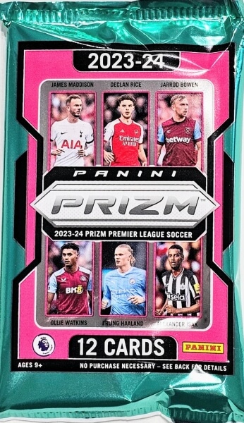 Levně 2023-2024 Panini Prizm Premier League Soccer Hobby balíček - fotbalové karty
