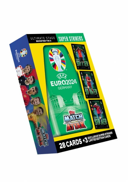 EURO 2024 Topps Match Attax Booster Tin 3 - Super Strikers