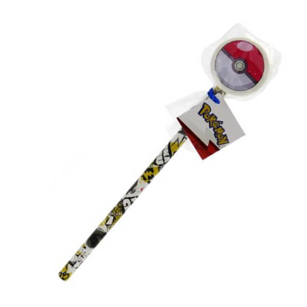 Levně Tužka Pokémon s gumou - Poké Ball