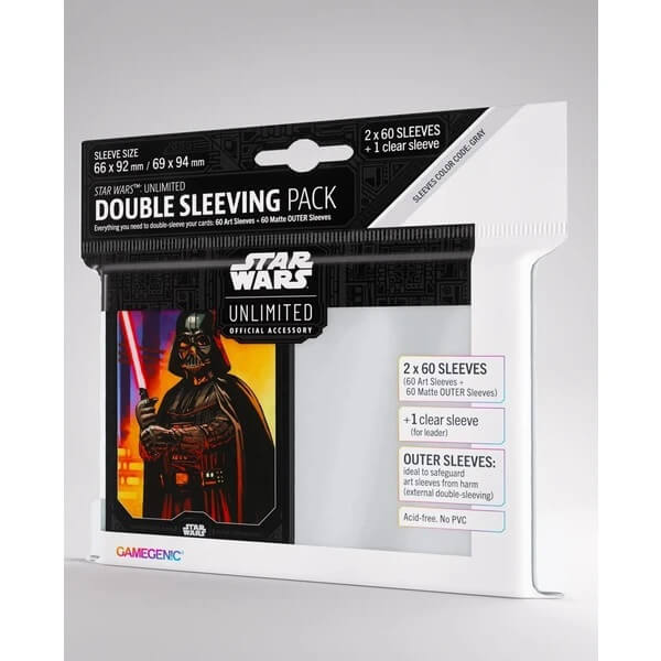 Obaly na karty Star Wars: Unlimited  - Darth Vader - 120 ks