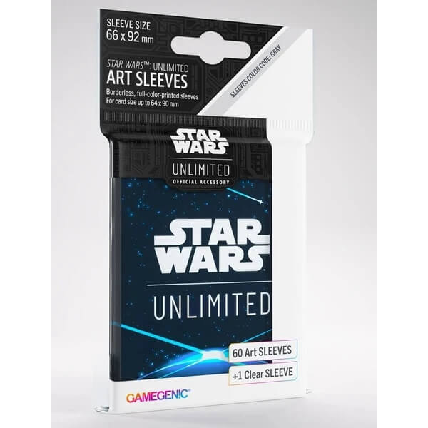 Levně Obaly na karty Star Wars: Unlimited - Space Blue - 60 ks