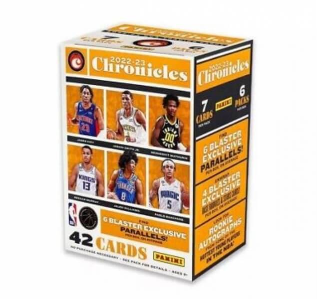 2022-23 NBA karty Panini Chronicles Blaster Box