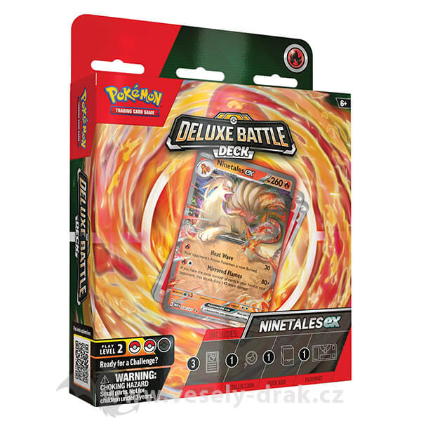 Levně Pokémon Ninetales ex Deluxe Battle Deck - mírně až pokročilý hráči