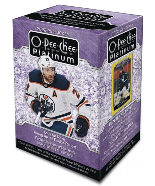 2022-2023 NHL UD O-Pee-Chee Platinum Blaster Box - hokejové karty