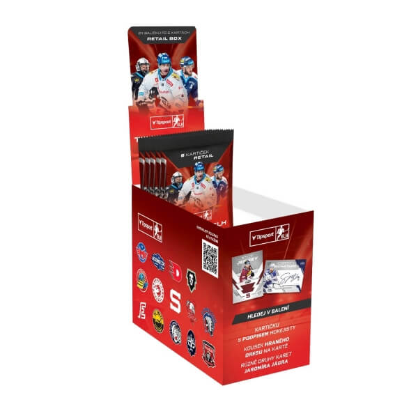 Levně Hokejové karty Tipsport ELH 23/24 Retail box 2. série