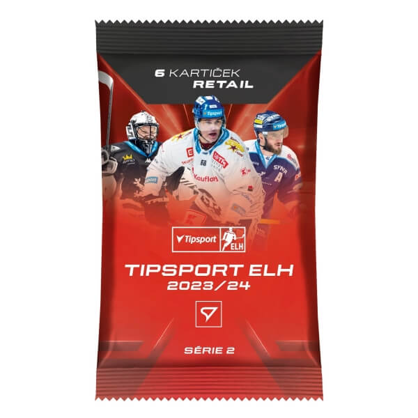 Levně Hokejové karty Tipsport ELH 23/24 Retail balíček 2. série