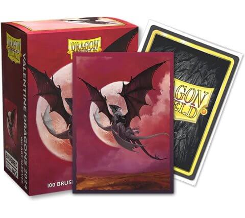 Levně Obaly na karty Dragon Shield Brushed Art Sleeves - Valentines 2024 - 100 ks