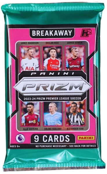 2023-2024 Prizm Breakaway Premier League Hobby balíček - fotbalové karty