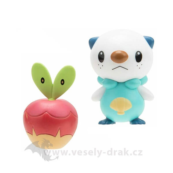 Pokémon akční figurky Applin a Oshawott - 5 cm