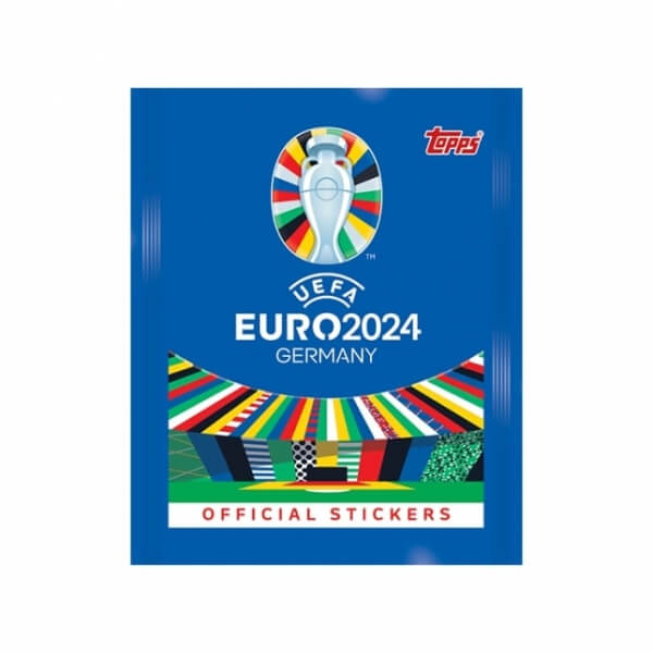 Levně Topps EURO 2024 Booster balíček - samolepky