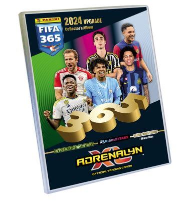 Futbalové A5 album na karty Panini FIFA 365 2023/2024 Adrenalyn Upgrade - Binder