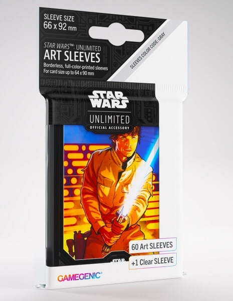 Levně Obaly na karty Star Wars: Unlimited - Luke Skywalker - 60 ks