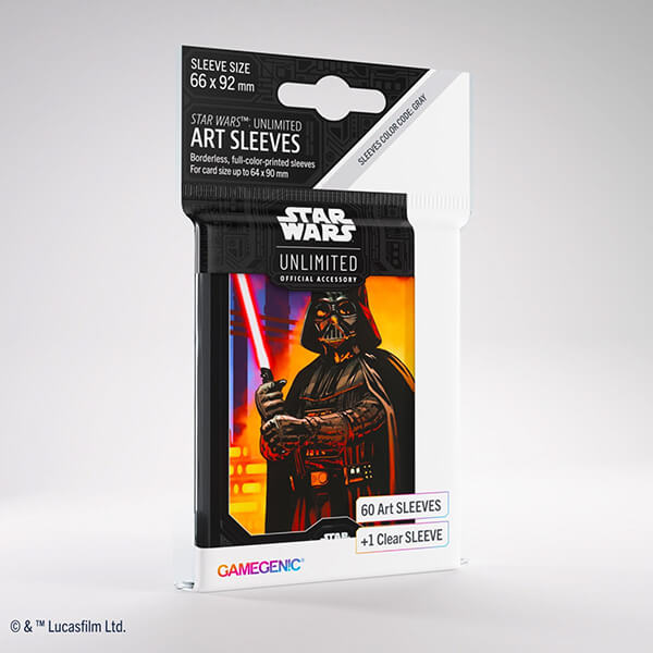 Obaly na karty Star Wars: Unlimited  - Darth Vader - 60 ks