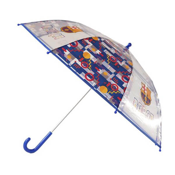 Levně Průhledný deštník FC Barcelona - 48 cm (dětský)