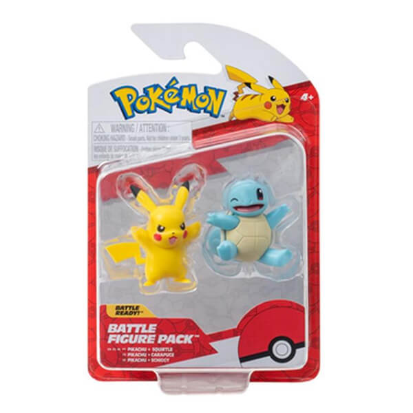 Levně Pokémon akční figurky Pikachu a Squirtle - 5 cm