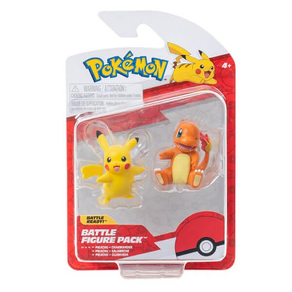 Pokémon akční figurky Pikachu a Charmander - 5 cm