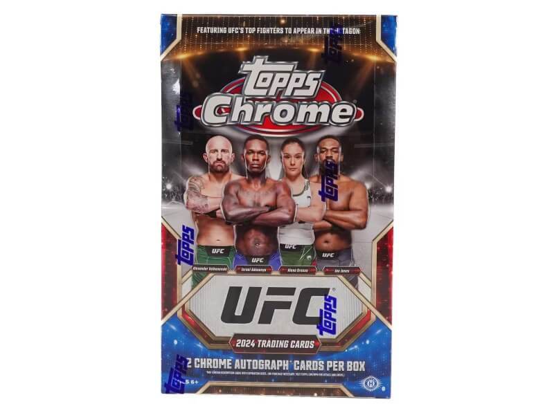 Topps UFC Chrome Hobby Box 2024 - sběratelské karty MMA