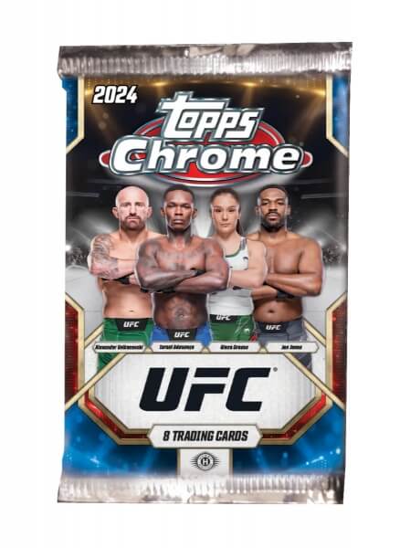Topps UFC Chrome Hobby balíček 2024 - sběratelské karty MMA