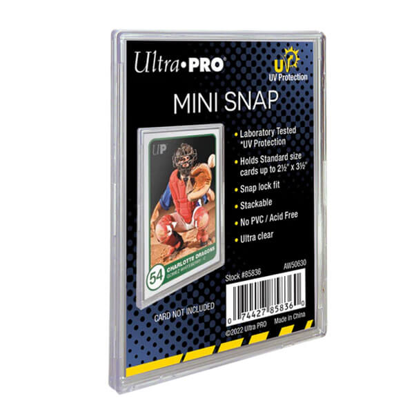 Pevný obal na kartu - Ultra Pro UV Mini Snap Card Holder
