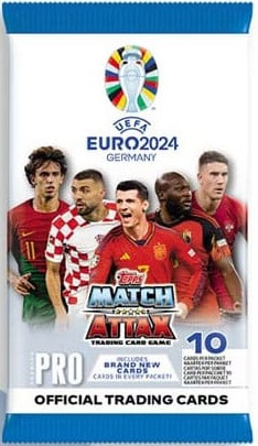 EURO 2024 Topps Match Attax Premium PRO Booster balíček