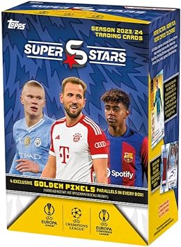 Fotbalové karty Topps 2023-2024 UEFA Superstars Value Box
