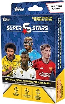 Fotbalové karty Topps 2023-2024 UEFA Superstars Hanger Box