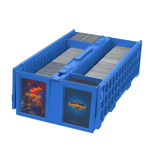 Prenosný box na uskladnenie kariet BCW Plastic Blue