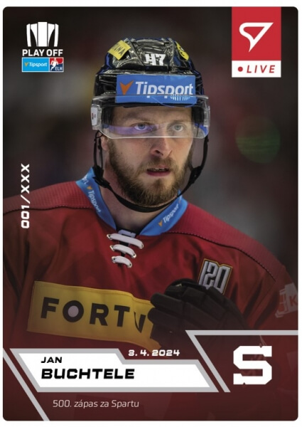 Hokejová karta Live Tipsport 2023-2024 - L-78 Jan Buchtele