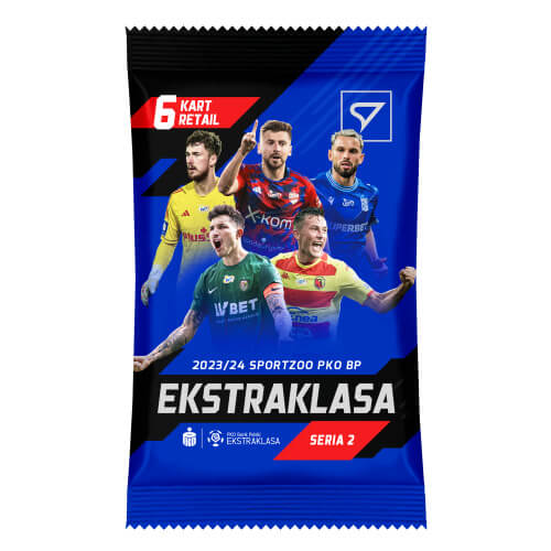 Fotbalové karty Ekstraklasa 2023-2024 Retail balíček 2. série