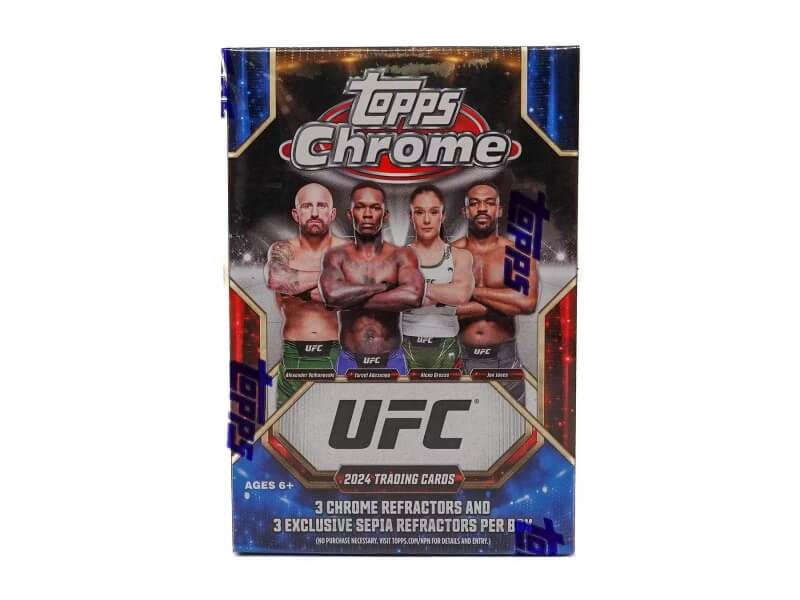 Topps UFC Chrome Blaster Box 2024 - sběratelské karty MMA