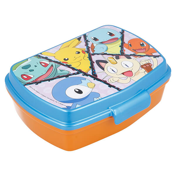 Svačinový box Pokémon - jednokomorový (oranžový)