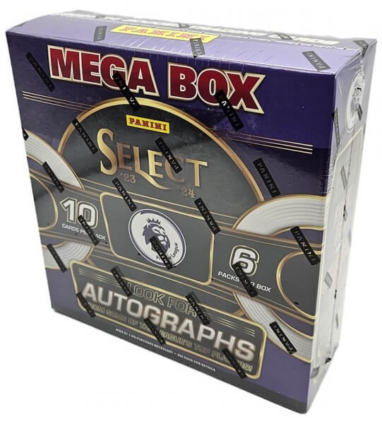 E-shop Panini 2023-2024 Panini Select Premier League Mega box - futbalové karty