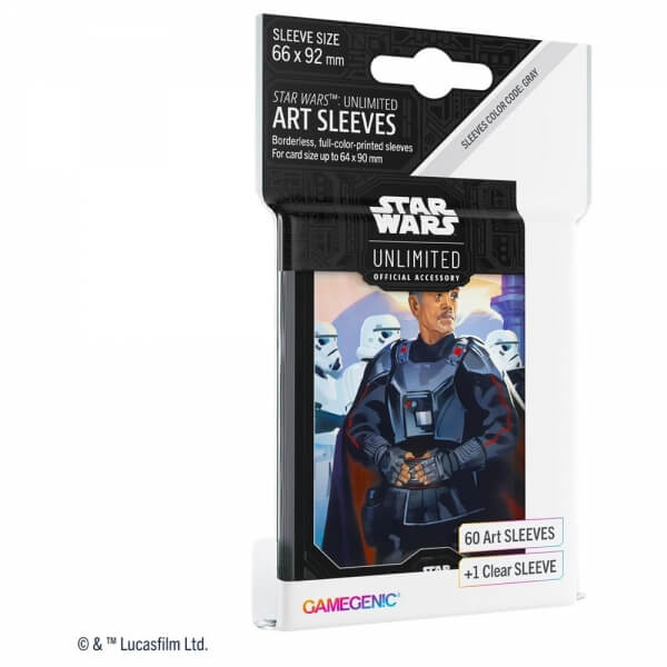Obaly na karty Star Wars: Unlimited  - Moff Gideon - 60 ks