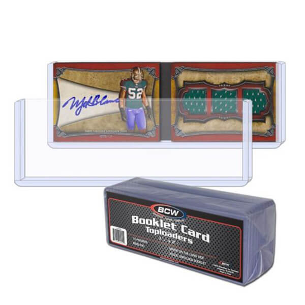 BCW Booklet Card Toploaders - horizontal - 10 ks