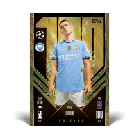 2024-2025 Topps Match Attax karta 100 Club Phil Foden