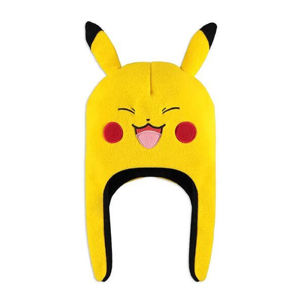 Fleecová čiapka cez uši Pokémon Pikachu