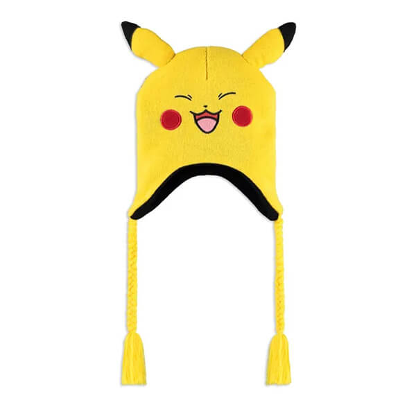 Pletená čiapka cez uši Pokémon Pikachu