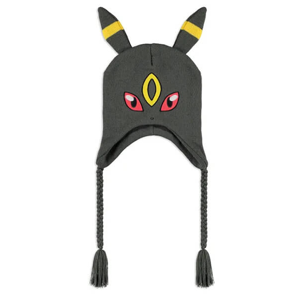 Zimná čiapka cez uši Pokémon Umbreon
