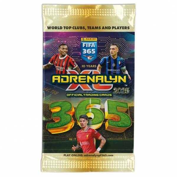 Futbalové karty Panini FIFA 365 2024/2025 Adrenalyn - balíček