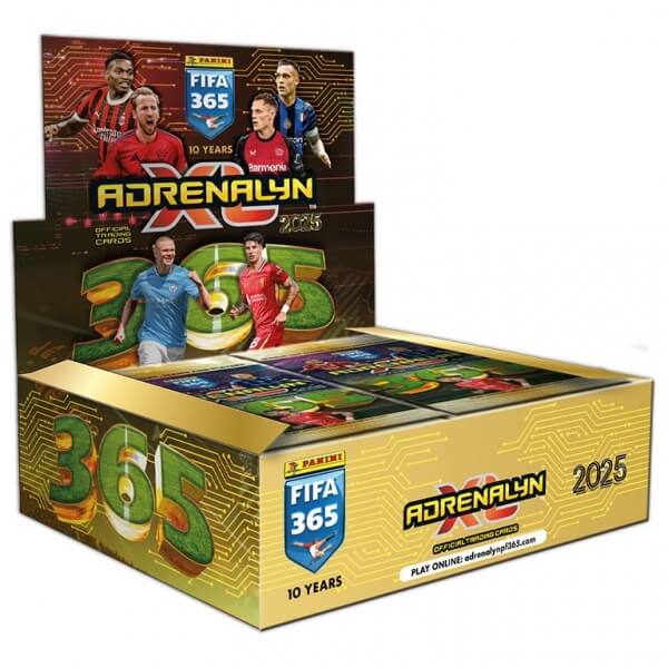 Futbalové karty Panini FIFA 365 2024/2025 Adrenalyn Booster Box