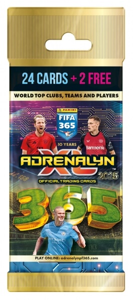 Futbalové karty Panini FIFA 365 2024/2025 Adrenalyn - Fat Pack