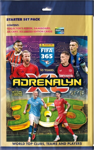 Futbalové karty Panini FIFA 365 2024/2025 Adrenalyn - Starter Set