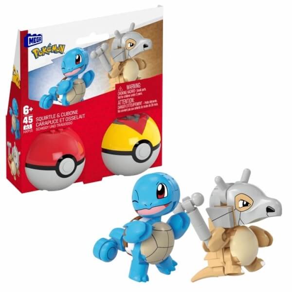 Pokémon stavebnice Mega - Squirtle a Cubone