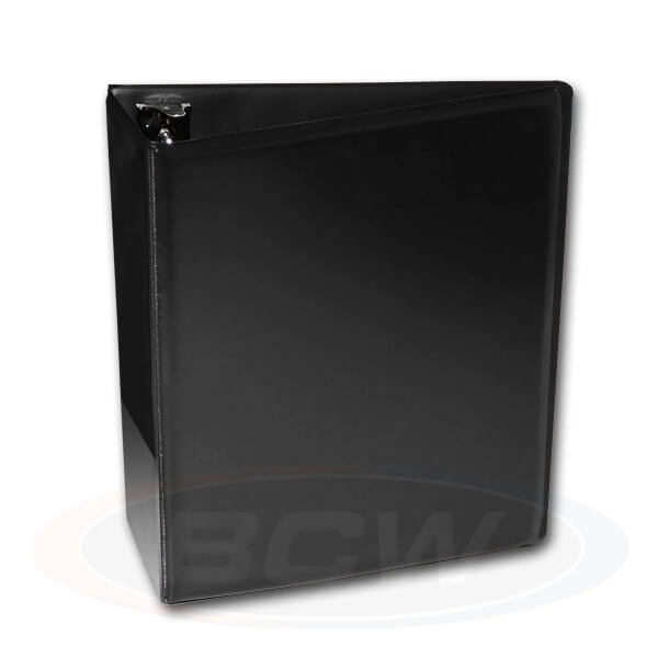 Kroužkové album BCW Plain - Black - 2. jakost